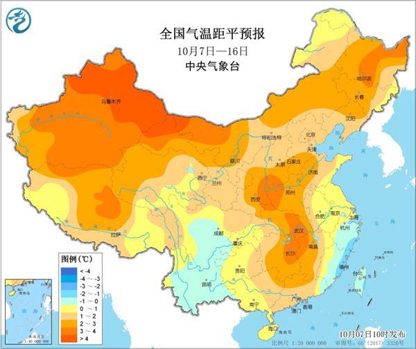 温预报图一片暖橙色 多地气温将达30℃以